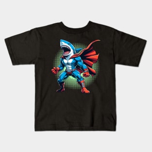 Mighty Marine Punch: Destroyer Shark Kids T-Shirt